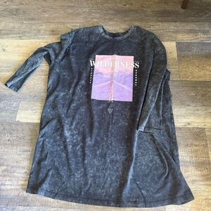 ASOS Design Black Long Sleeve Shirt Dress